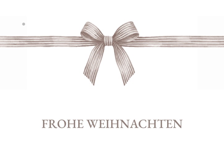 Gestreifte Geschenkschleife