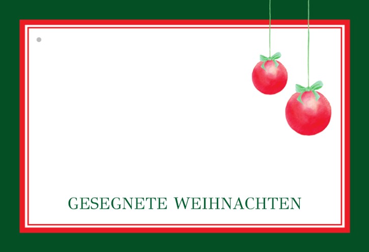 Rotes Kugelpaar
